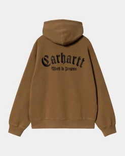 Shop Onyx Script Sweatshirt Med Haette | Hamilton Brown Mænd Sveder