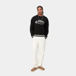 Discount Onyx Sweater | Sort/Voks Mænd Trøjer