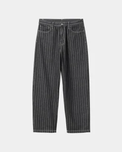 Online Orlean Stripe Bukser | Sort/Hvid (Stenvasket) Mænd Bukser