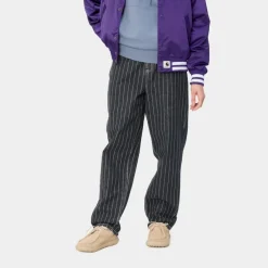 Shop Orlean Stripe Bukser Til Kvinder | Sort/Hvid (Stenvasket) Kvinder Bukser