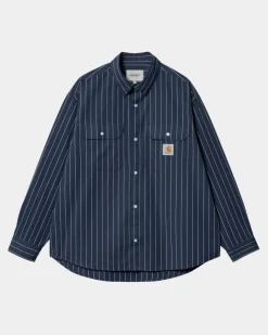 Flash Sale Orlean Stripe Skjorte | Bla / Hvid Mænd Skjorter