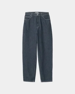 Store Orlean Stripe-Bukser Til Kvinder | Bla/Hvid (Stenvasket) Kvinder Bukser