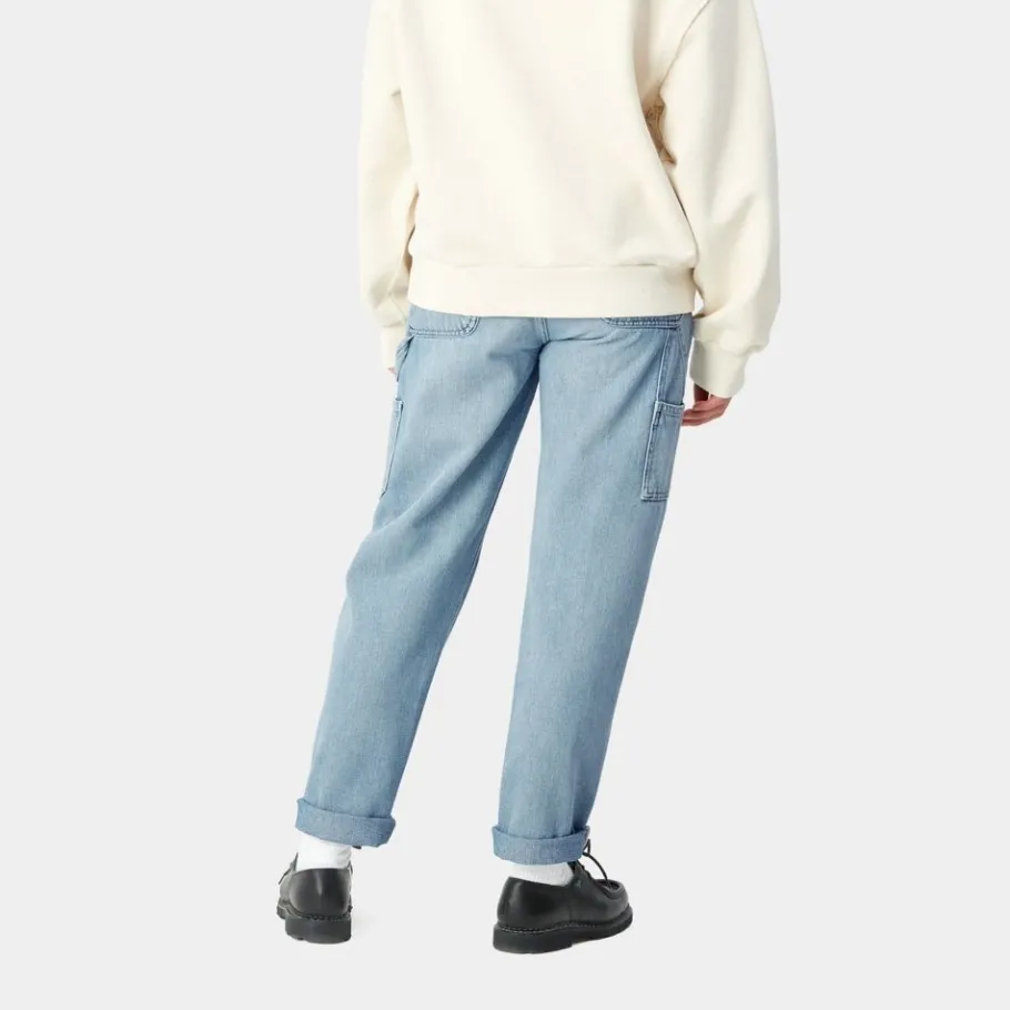 Hot Pierce Pant - Denim | Bla (Lysesten Vasket) Kvinder Bukser