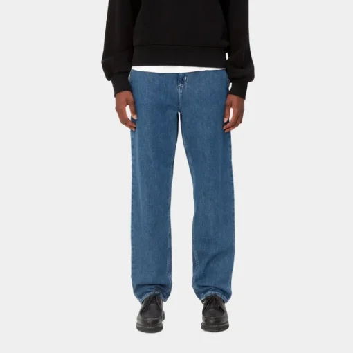 Clearance Pierce Pant - Denim | Bla (Stenvasket) Kvinder Bukser