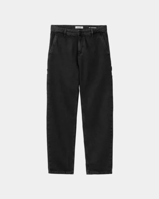 Outlet Pierce Pant - Denim | Sort (Stenvasket) Kvinder Bukser