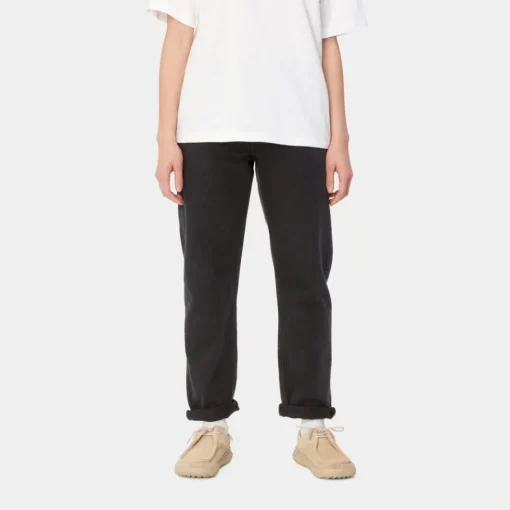 Outlet Pierce Pant - Denim | Sort (Stenvasket) Kvinder Bukser