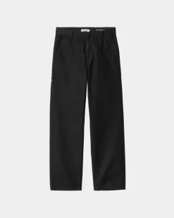 Store Pierce Pant Straight - Canvas | Sort Kvinder Bukser