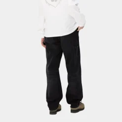 Hot Pierce Pant Straight - Denim | Sort (Mork Brugt Vask) Kvinder Bukser