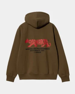 Store Rocky Script Sweatshirt Med Haette | Tommer Mænd Sveder
