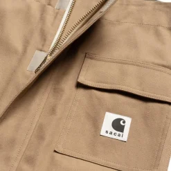 Sale Sacai X Andeskort Til Kvinder | Beige Kvinder Kjoler & Nederdele
