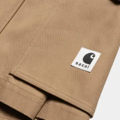 Cheap Sacai X Andeshorts Til Kvinder | Beige Kvinder Shorts