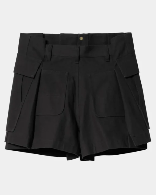 Best Sacai X Andeshorts Til Kvinder | Sort Kvinder Shorts
