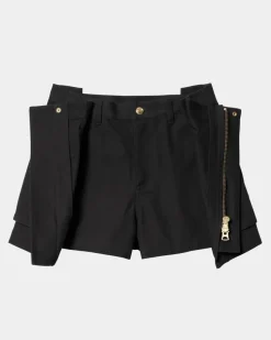 Best Sacai X Andeshorts Til Kvinder | Sort Kvinder Shorts