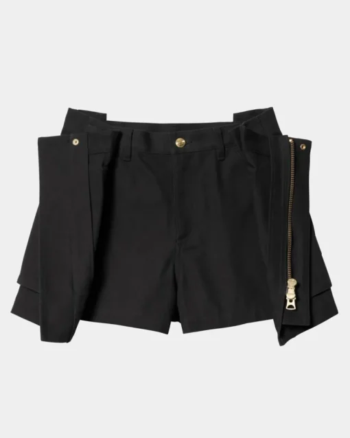 Best Sacai X Andeshorts Til Kvinder | Sort Kvinder Shorts