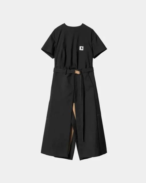 Cheap Sacai X Suiting Bonding Dress | Sort Kvinder Kjoler & Nederdele
