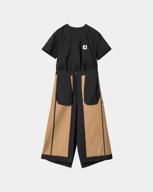 Cheap Sacai X Suiting Bonding Dress | Sort Kvinder Kjoler & Nederdele