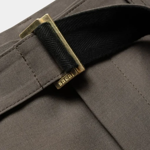 Clearance Sacai X Suiting Bonding Pants | Taupe Mænd Bukser