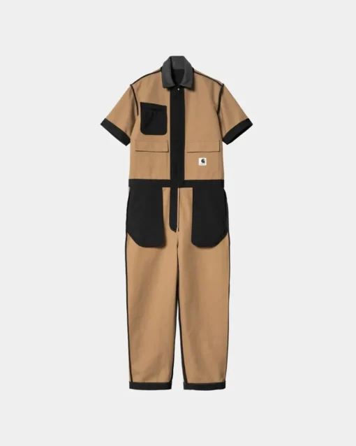 Fashion Sacai X Suiting Bonding Jumpsuit | Sort Mænd Overalls