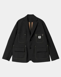 Online Sacai X Suiting Bonding Jacket | Sort Mænd Jakker & Veste