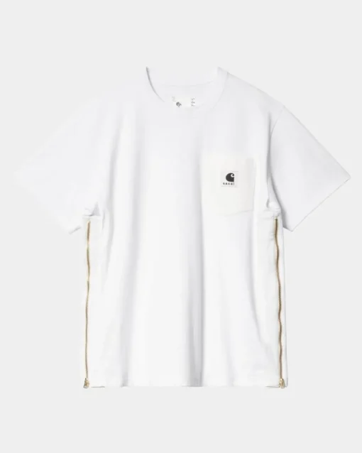 Cheap Sacai X T-Shirt | Hvid Mænd Samarbejde