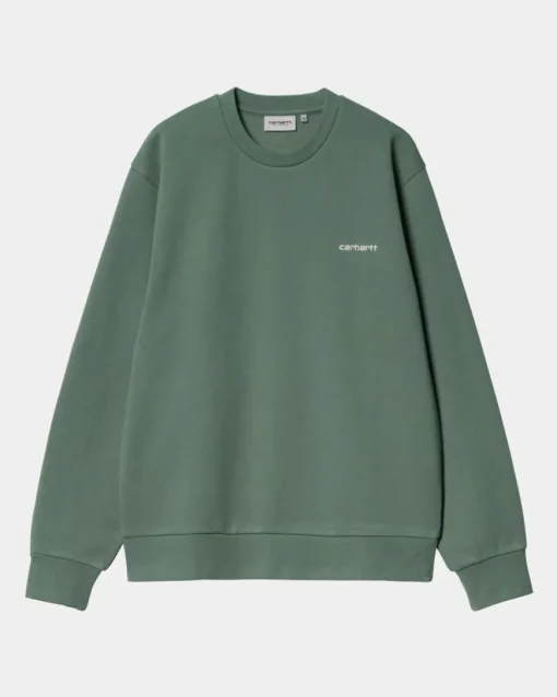 Sale Script Broderi Sweatshirt | Parkere Mænd Sveder