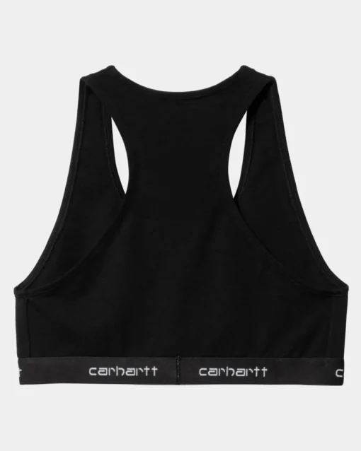 Fashion Script Racer Tank | Sort Kvinder Undertøj