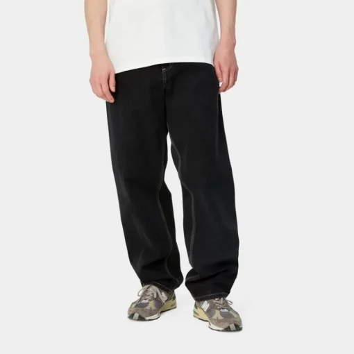 Fashion Simple Pant - Denim | Sort (Heavy Stone Vask) Mænd Denim