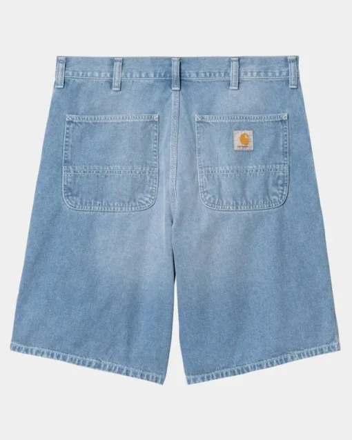 Sale Simple Short - Denim | Bla (Lys Aegte Vasket) Mænd Denim