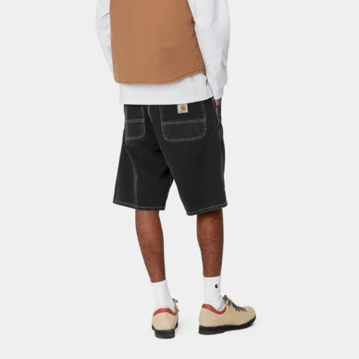 Outlet Simple Short - Denim | Sort (Heavy Stone Vask) Mænd Denim