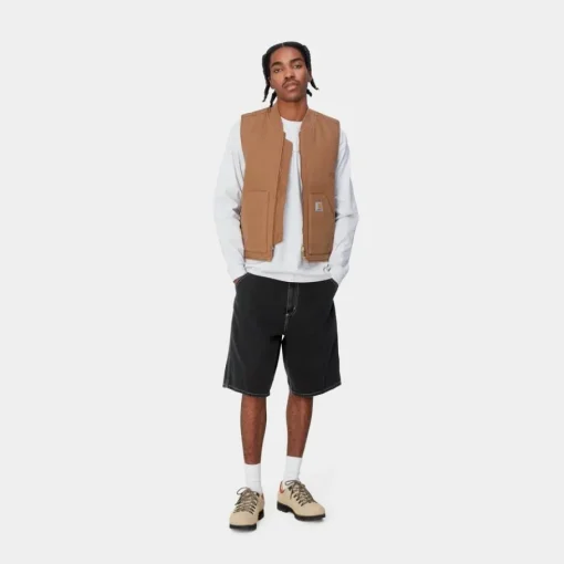 Outlet Simple Short - Denim | Sort (Heavy Stone Vask) Mænd Denim