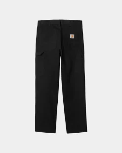 Flash Sale Single Knee Bukser - Denim | Sort (Stiv) Mænd Bukser