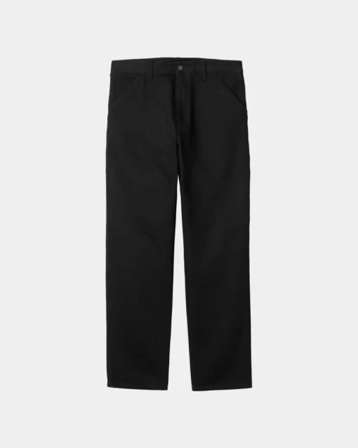 Flash Sale Single Knee Bukser - Denim | Sort (Stiv) Mænd Bukser