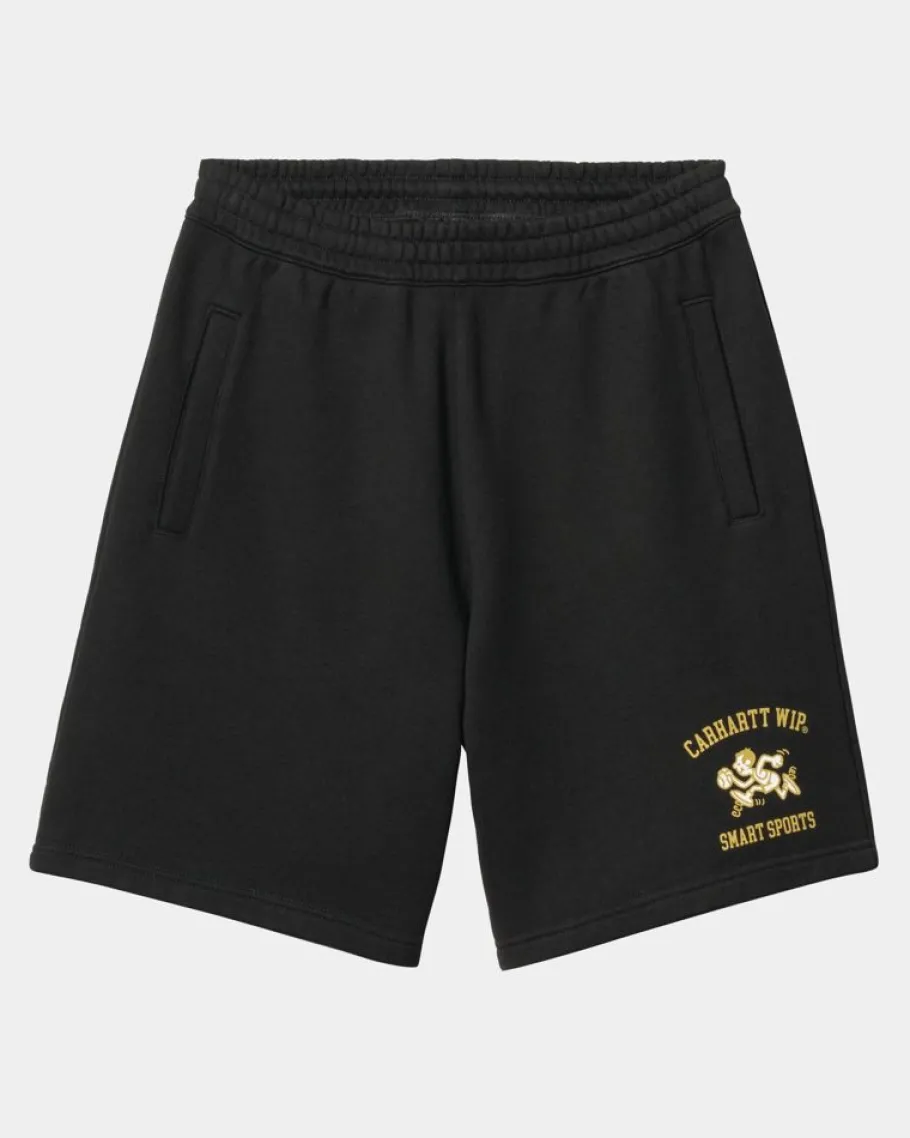 New Smart Sports Sweat Short | Sort Mænd Sveder