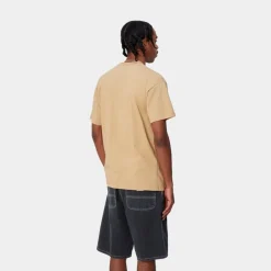 Outlet Spree Halvtone T-Shirt | Stovet Hamilton Brown Mænd T-Shirts Og Poloer