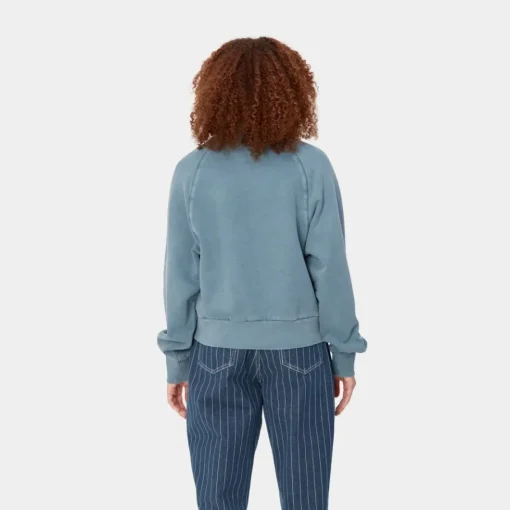 New Taos Sweatshirt Til Kvinder | Vancouver Bla Kvinder Sweaters & Sweatere