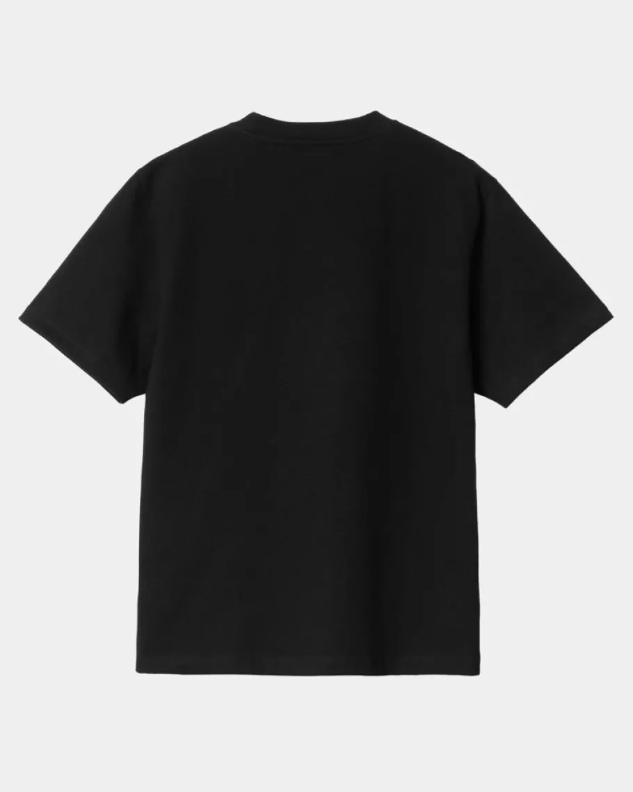 Online T-Shirt Med Lommer Til Kvinder | Sort Kvinder T-Shirts
