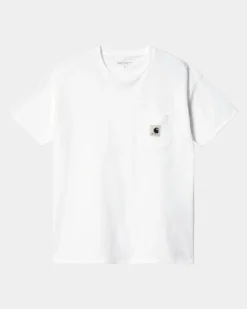 Best Sale T-Shirt Med Lommer Til Kvinder | Hvid Kvinder T-Shirts