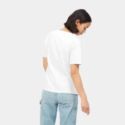 Best Sale T-Shirt Med Lommer Til Kvinder | Hvid Kvinder T-Shirts