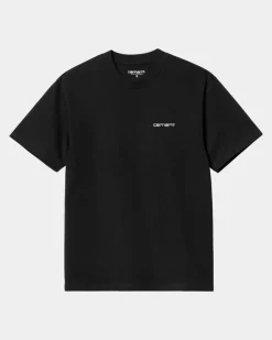 Online T-Shirt Med Tekstbroderi Til Kvinder | Sort Kvinder T-Shirts