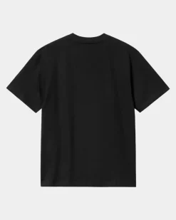 Online T-Shirt Med Tekstbroderi Til Kvinder | Sort Kvinder T-Shirts