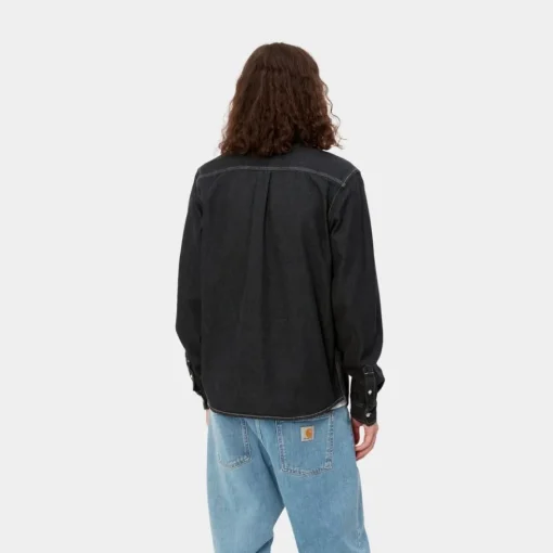 Cheap Weldon Skjorte | Sort (Stenvasket) Mænd Denim