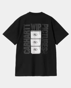 Store Wip Pictures T-Shirt | Sort Mænd T-Shirts Og Poloer
